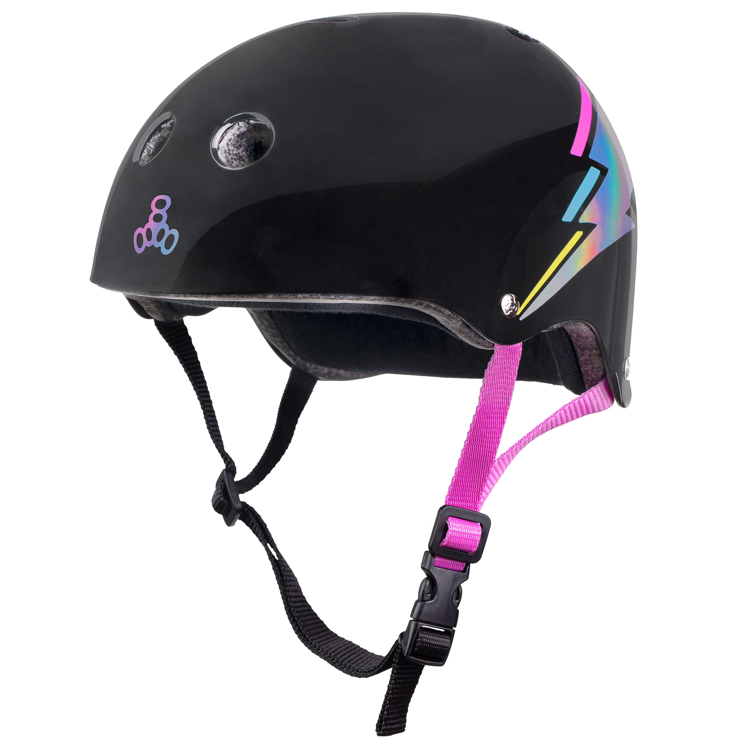 Triple Eight Certified Sweatsaver Helmet for Skateboarding, BMX, Roller Derby, Roller Skating, Inline Skating, Scooter and Bike