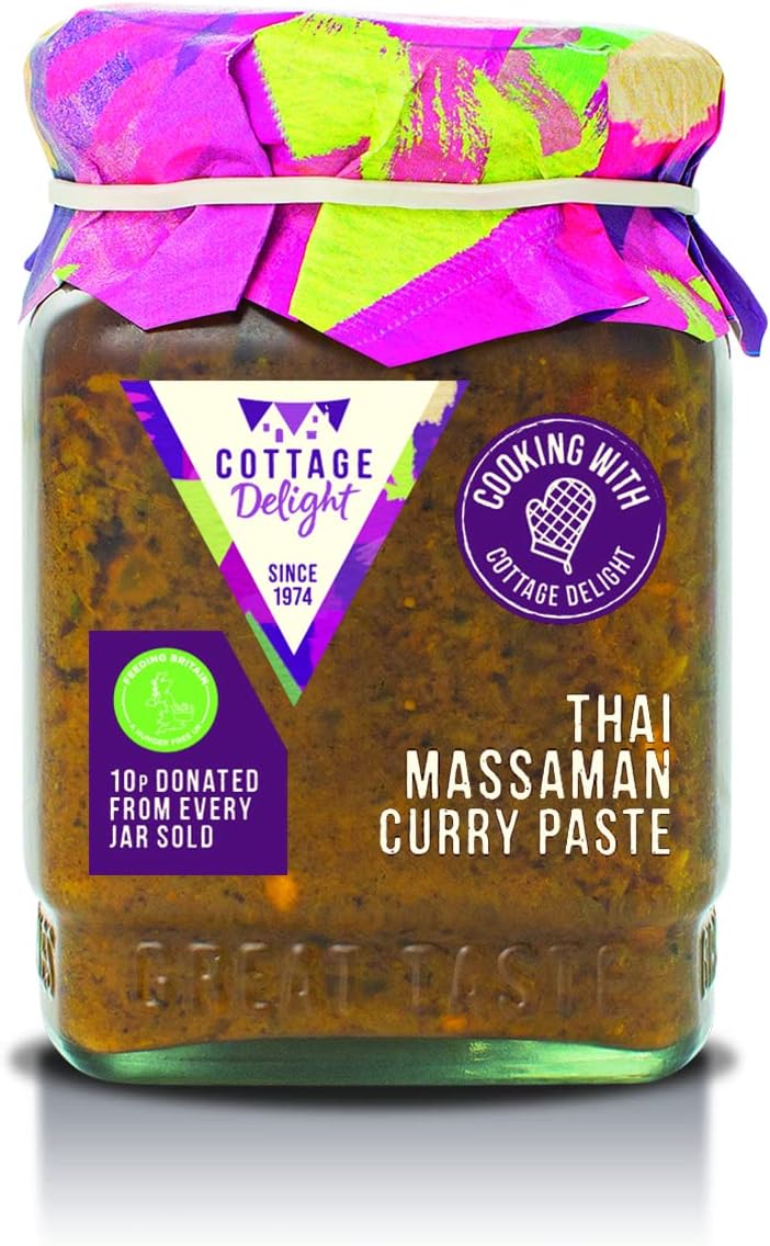 Cottage Delight Thai Massaman Curry Paste 200g, Green, Brown