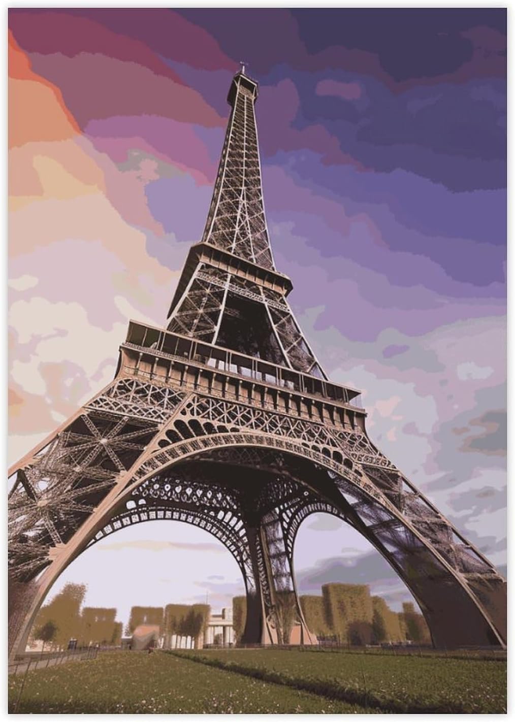 Cute Stickers Waterproof Funny Eiffel Tower Stickers for Water Bottles Laptop Decor