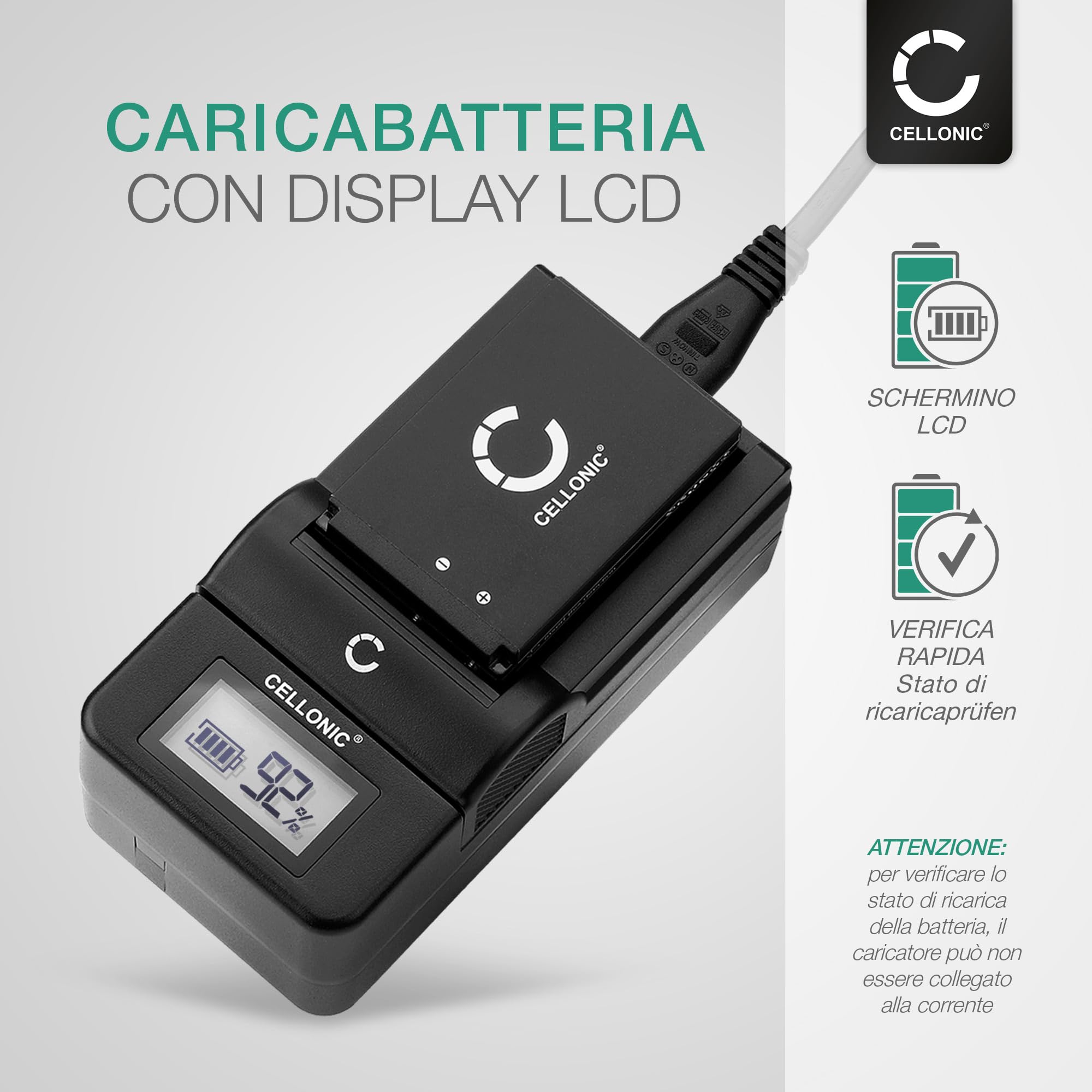 CELLONIC 2x Batteria compatibile con Drift Ghost S HD, Drift Ghost S