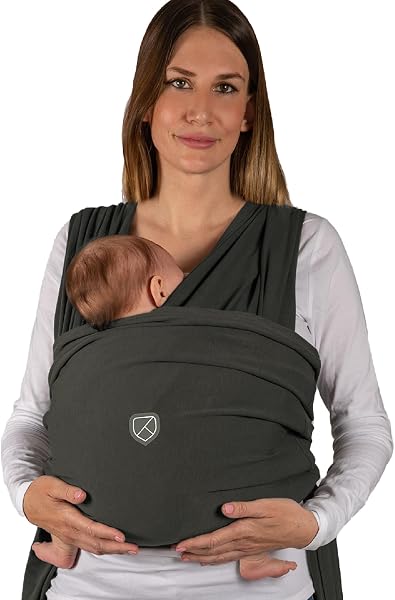 Koala Babycare Babytragetuch - Einfach anzuziehen - Elastisches Tragetuch bis zu 15 kg - Verstellbar und Unisex - 1