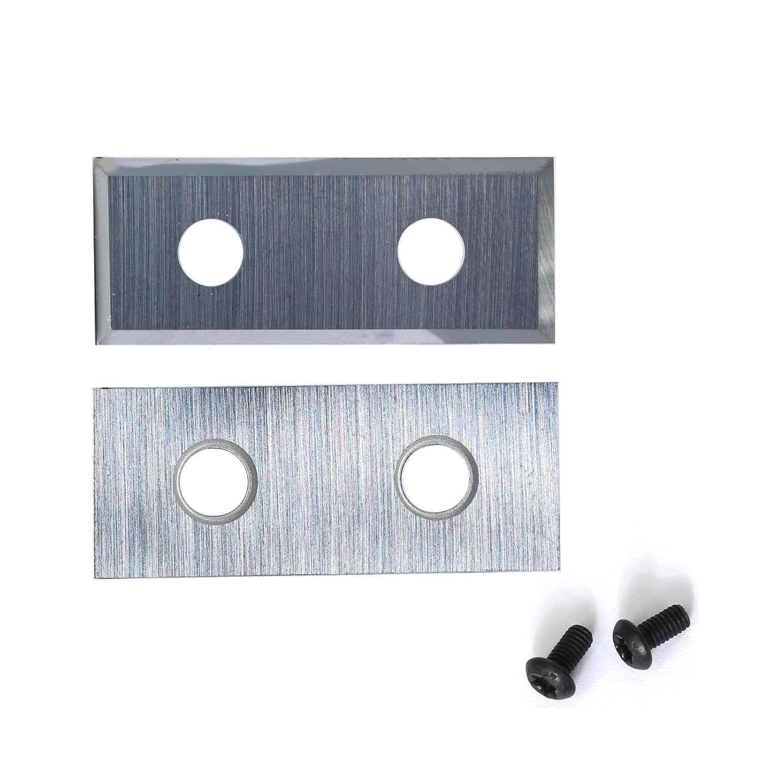 Replaceable Inserts, 2pcs Throwaway Blades Replacement for Insert Flush Trim Router Bits,12x30x1.5mm with Matched Screws,HRA92,4 Flutes