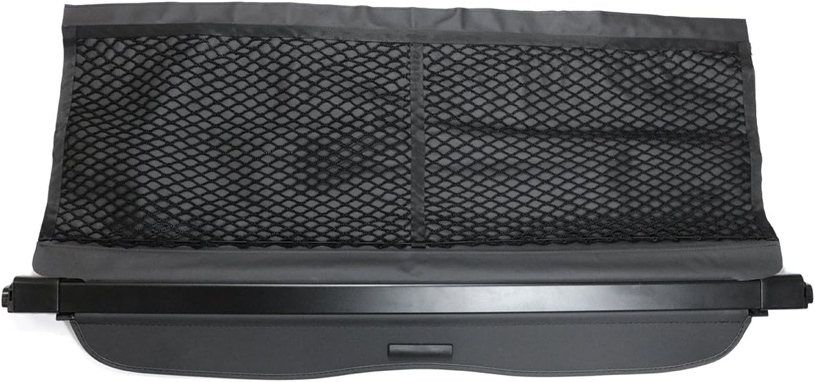 Black Retractable Cargo Cover for Smart ForTwo 2016-2018