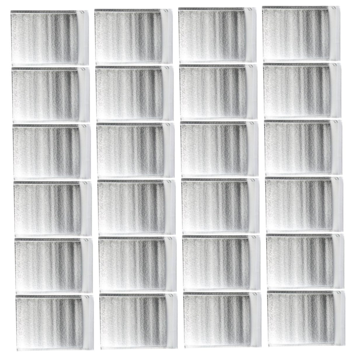 GALPADA Lot de 100 Paquet Isothermes Épais en Aluminium 15x22 4 Cm, Pochettes Thermiques Isolantes Pratiques pour Aliments Frais Et Chauds, Paquet Alimentaire Portable pour Usage Ménager Et Extérieur