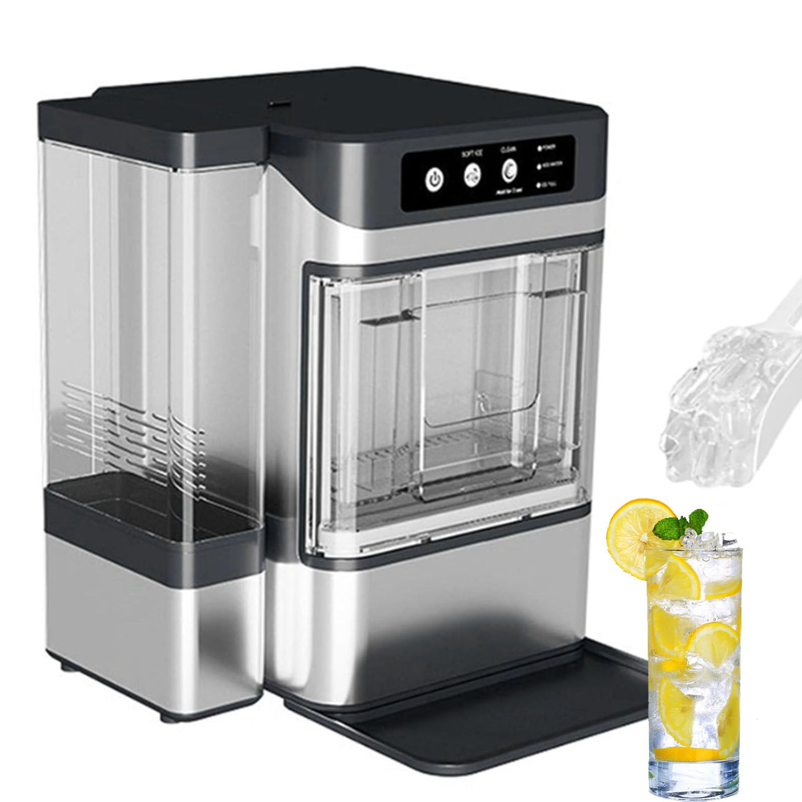 Machine à glaçons en pépites autonettoyante 18 kg pour glace à croquer