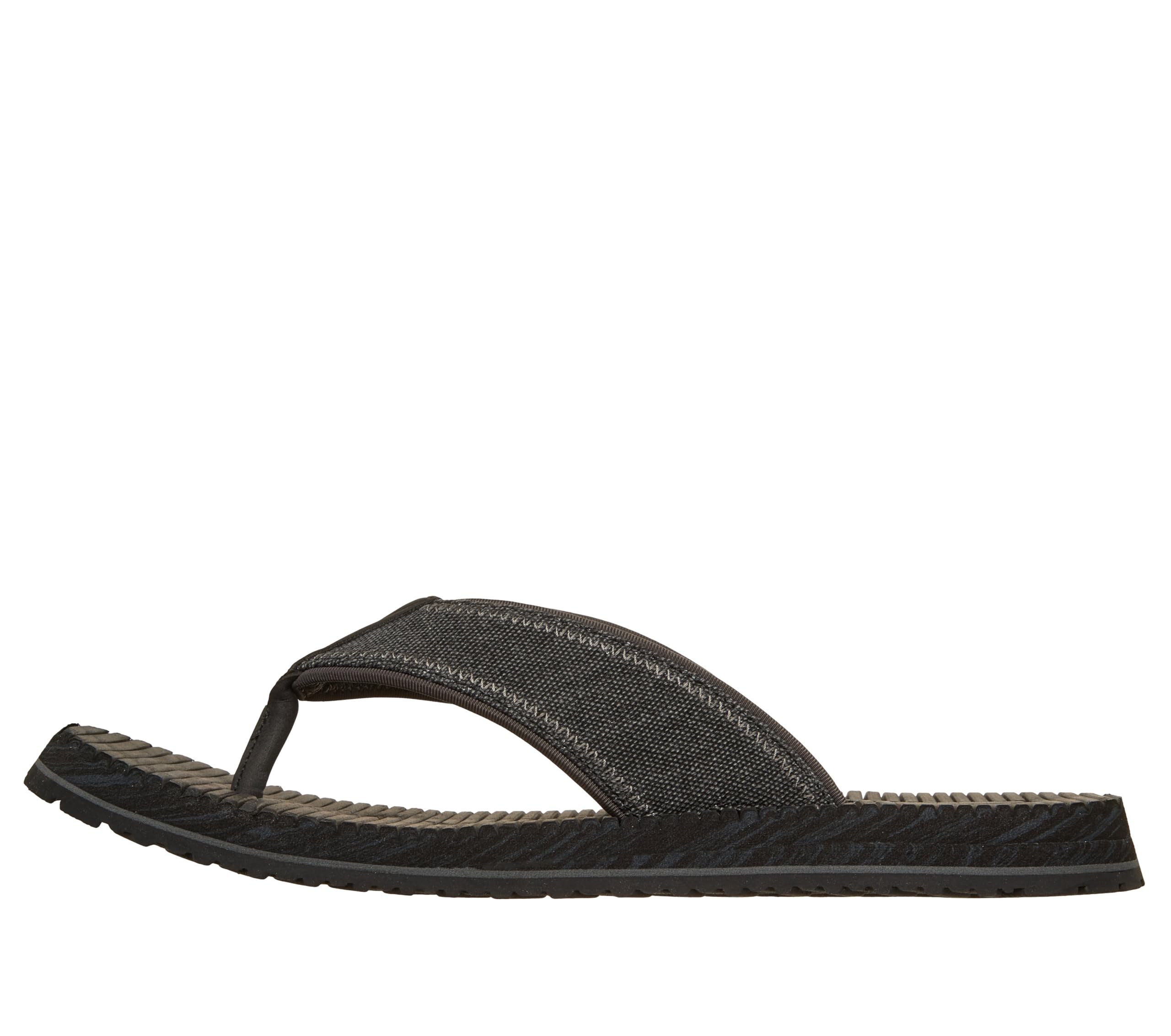 Skechers USA Quill Sea Side Canvas Thong Sandal para hombre