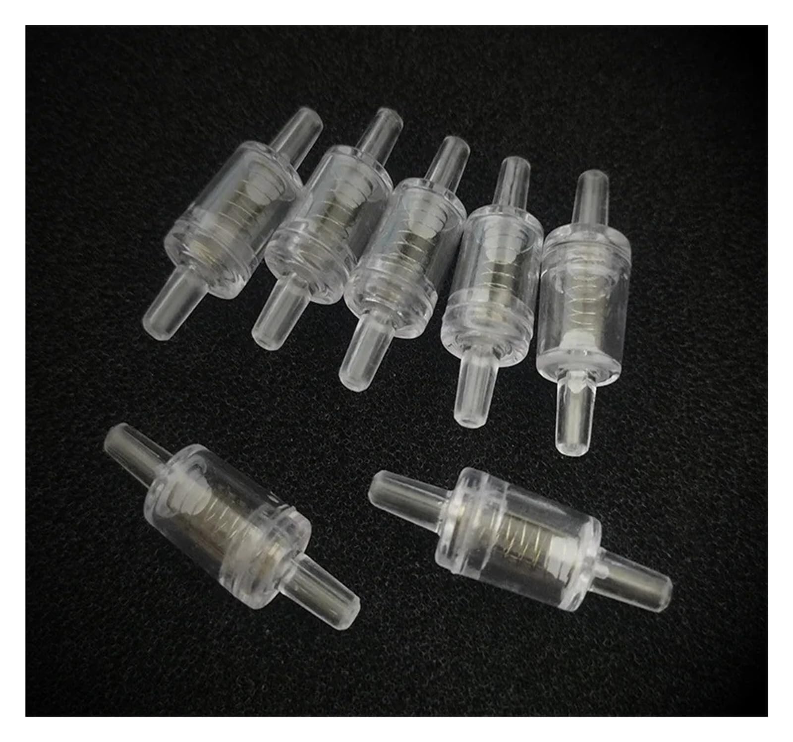 10/20/50 Stück Aquarium-Luftpumpen-Rückschlagventil, Einweg-Rückschlagventil mit Feder, Aquarium-Zubehör(50pcs)