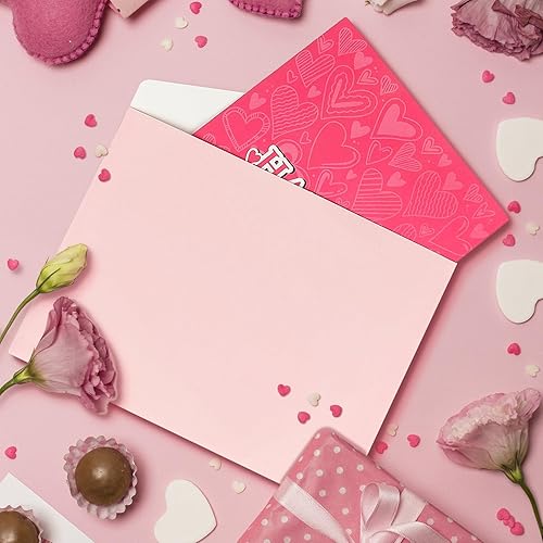 Miniatura 7 de Tarjeta desplegable de gnomo de amor, tarjeta desplegable para el día de San Valentín, tarjeta desplegable para el día de San Valentín, tarjeta de