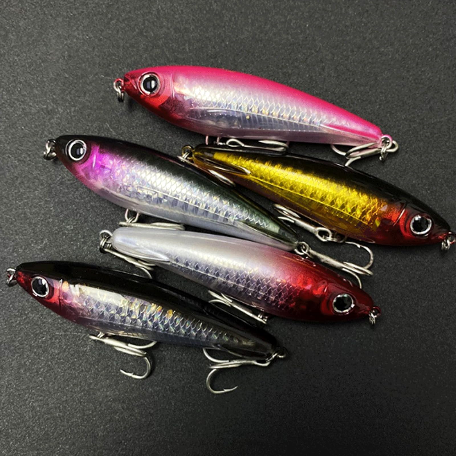 Leurre de pêche, 2 pièces, appât coulant en Forme de Crayon, appât Artificiel de 12 g et 8 cm, leurre de Type wobbler, leurre de Lancer en Silicone, matériel de pêche