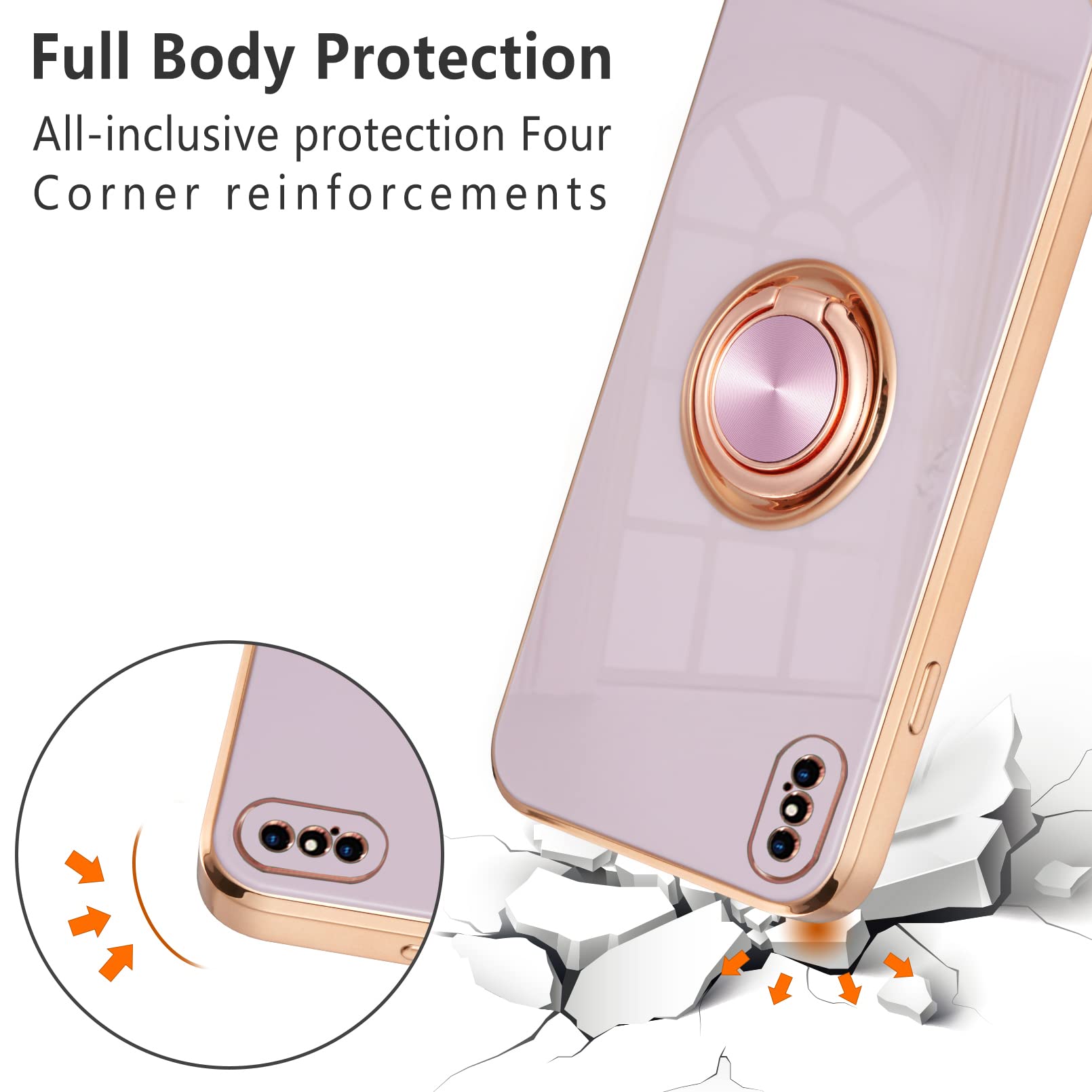 Custodia EYZUTAK per iPhone XR, Custodia sottile in TPU