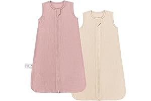 SIMYJOY Muslin Sleep Sack for Peaceful Nights (6-12 Months)