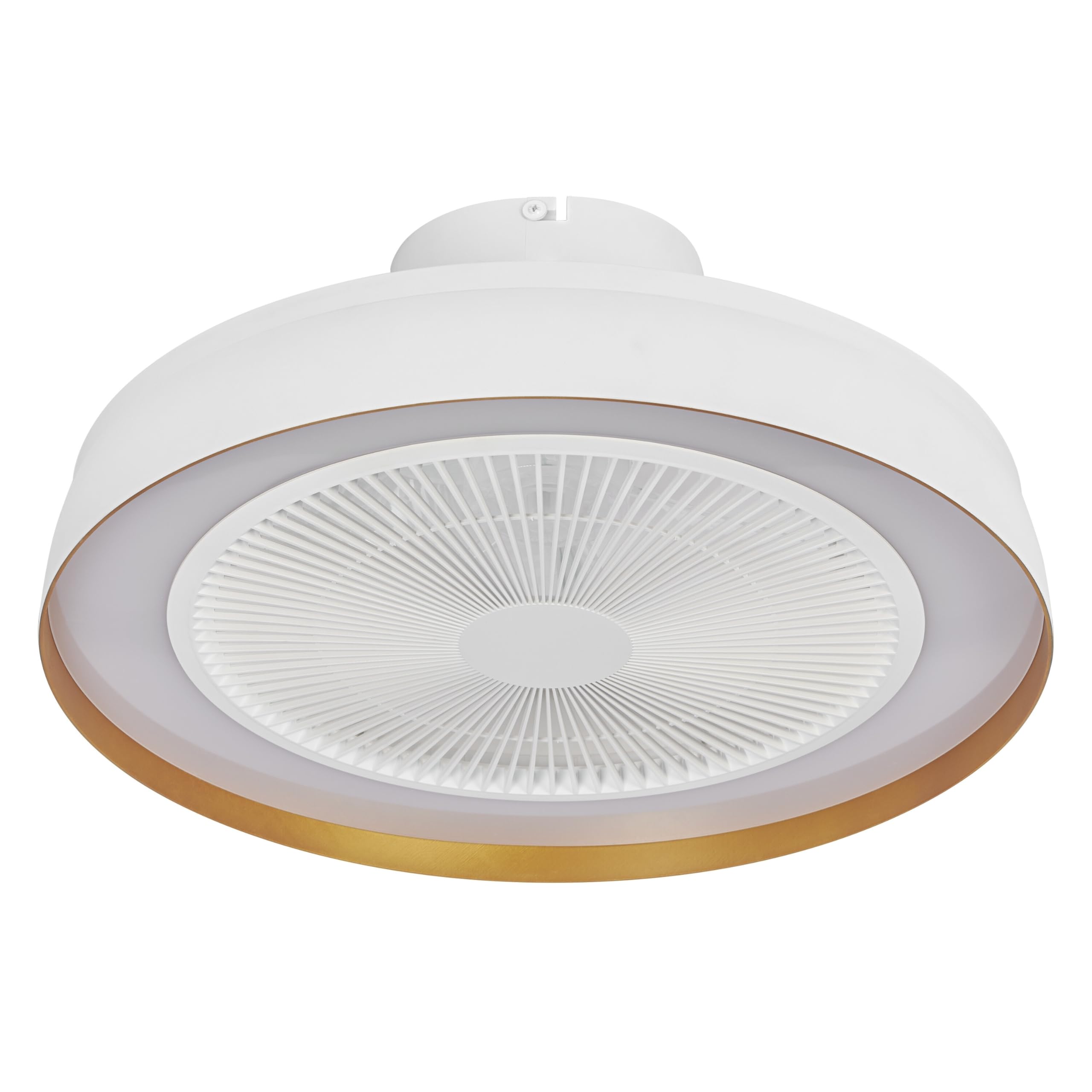 Wentylator sufitowy OSRAM 480 mm, 49 W LED ściemnialny, silnik DC 6 prędkości, zdalny timer, 1900 m³/h, 13-20 m²