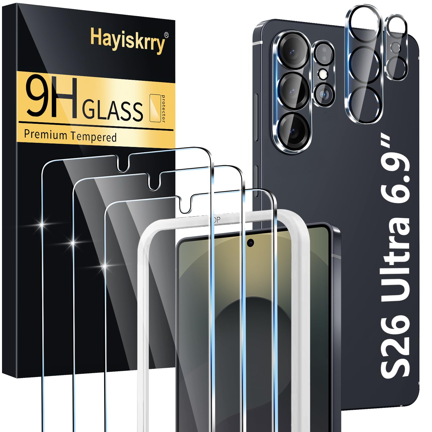 Glas-Schutzfolie für Samsung Galaxy S25/S26 Ultra