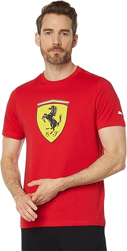 PUMA Camiseta estándar Scuderia Ferrari Race Shield para hombre