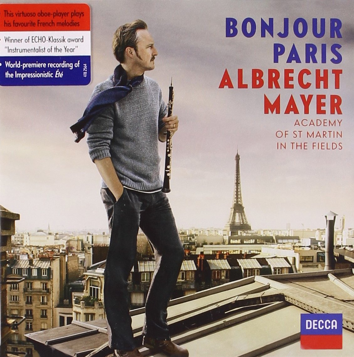 Bonjour Paris [Audio CD] MAYER / ACADEMY OF ST MARTIN IN THE FIELDS and ACADEMY OF ST MARTIN IN THE FIELDS