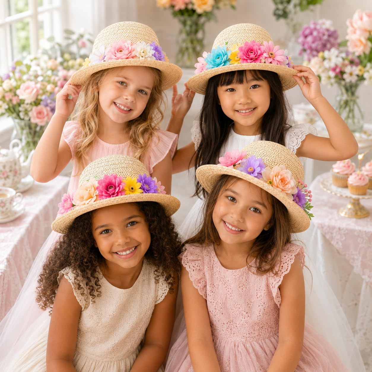 tea party dress up hats How to Make Whimsical Teacup Fascinators