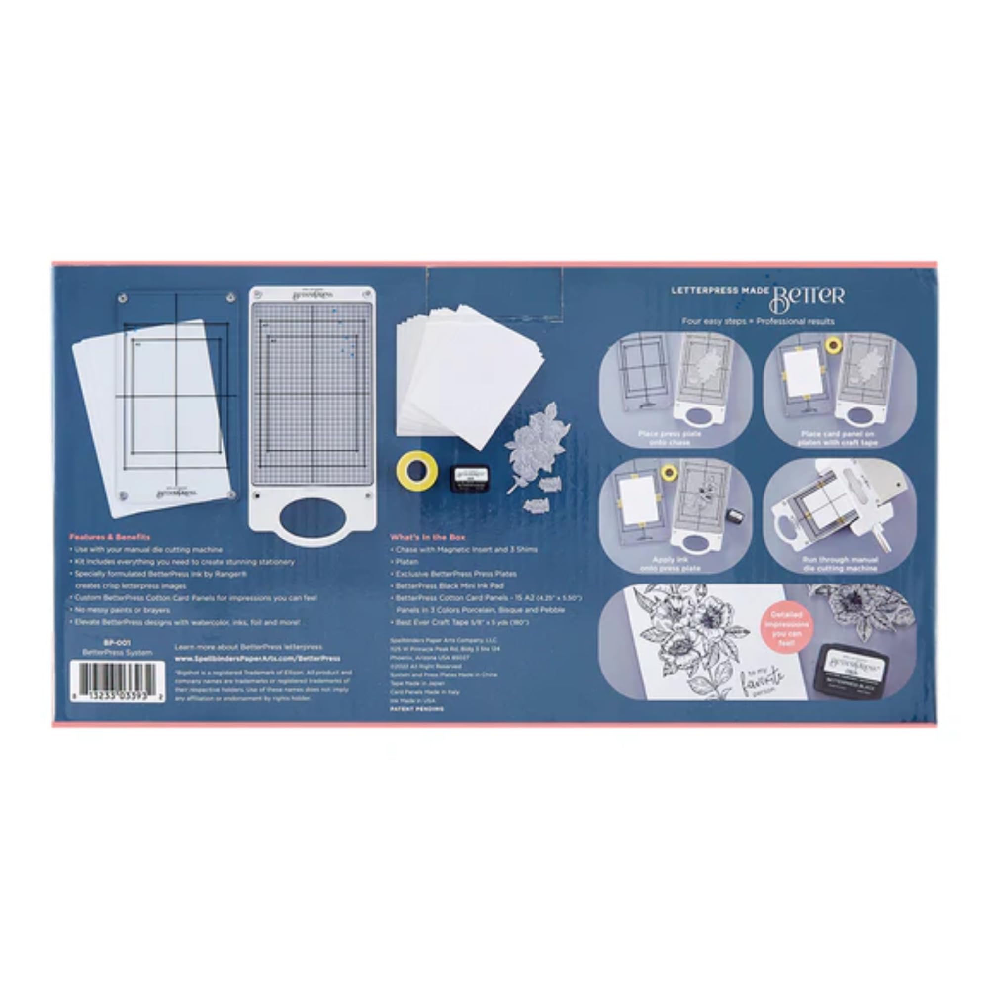 Amazon.co.jp: Spellbinders BetterPress Letterpress SystemBP001