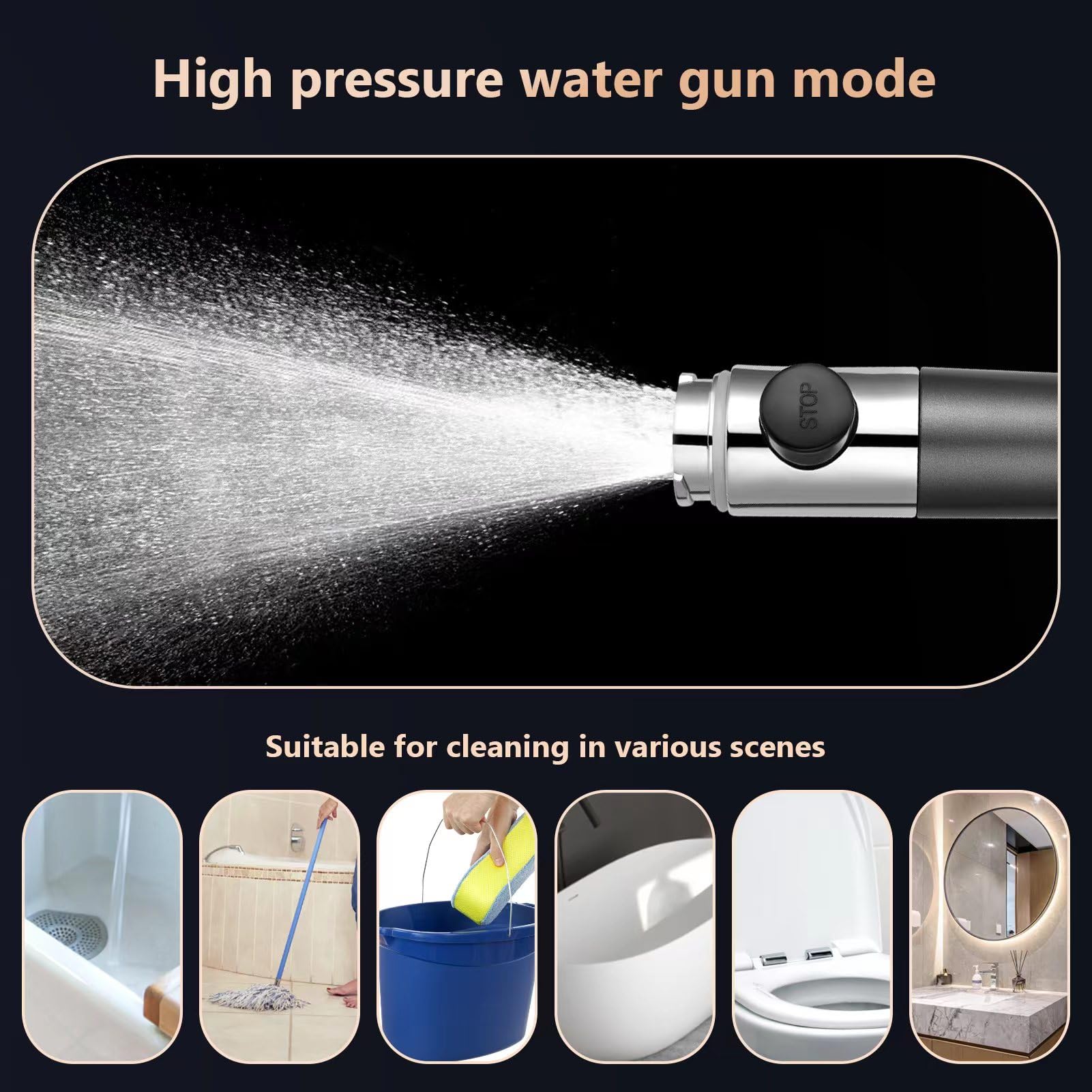 Pommeau de Douche Haute Pression, Pommeau Douche Anti Calcaire avec Tuyau 1.5M et Support de Douche, Po-mmeau de Douche Economie Deau, Pommea-u de Dou-che Réglable, Haute Pression Filtre D-ouche (M1 Pommeau de Douche Haute Pression, Pommeau Douche Anti Calcaire avec Tuyau 1.5M et Support de Douche, Po-mmeau de Douche Economie Deau, Pommea-u de Dou-che Réglable, Haute Pression Filtre D-ouche (M1