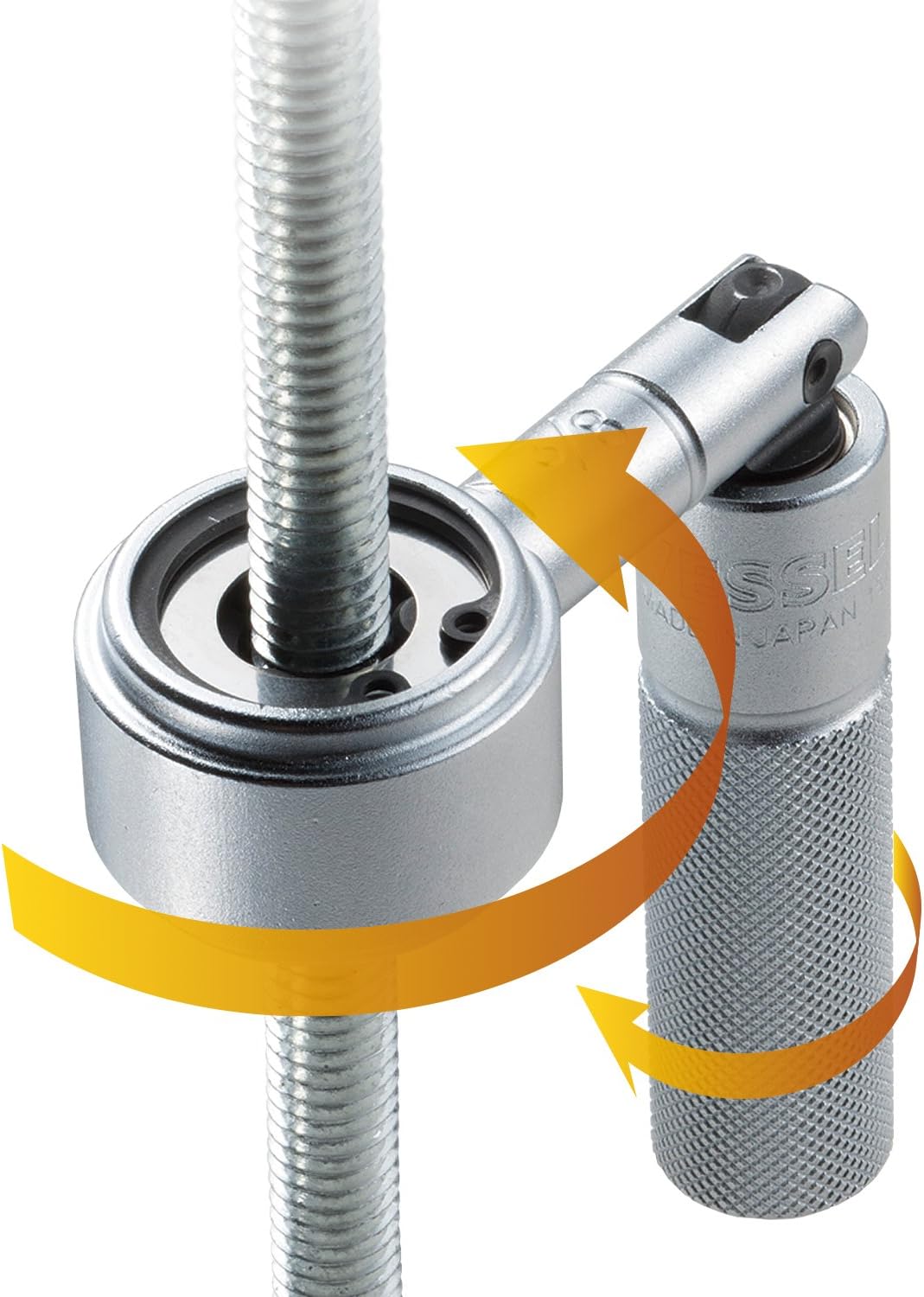 Vessel ZW-3 Full Screw Wrench Compatible Diameter: Full Threaded 3/8 Inch x 140 x 32 x 22 mm