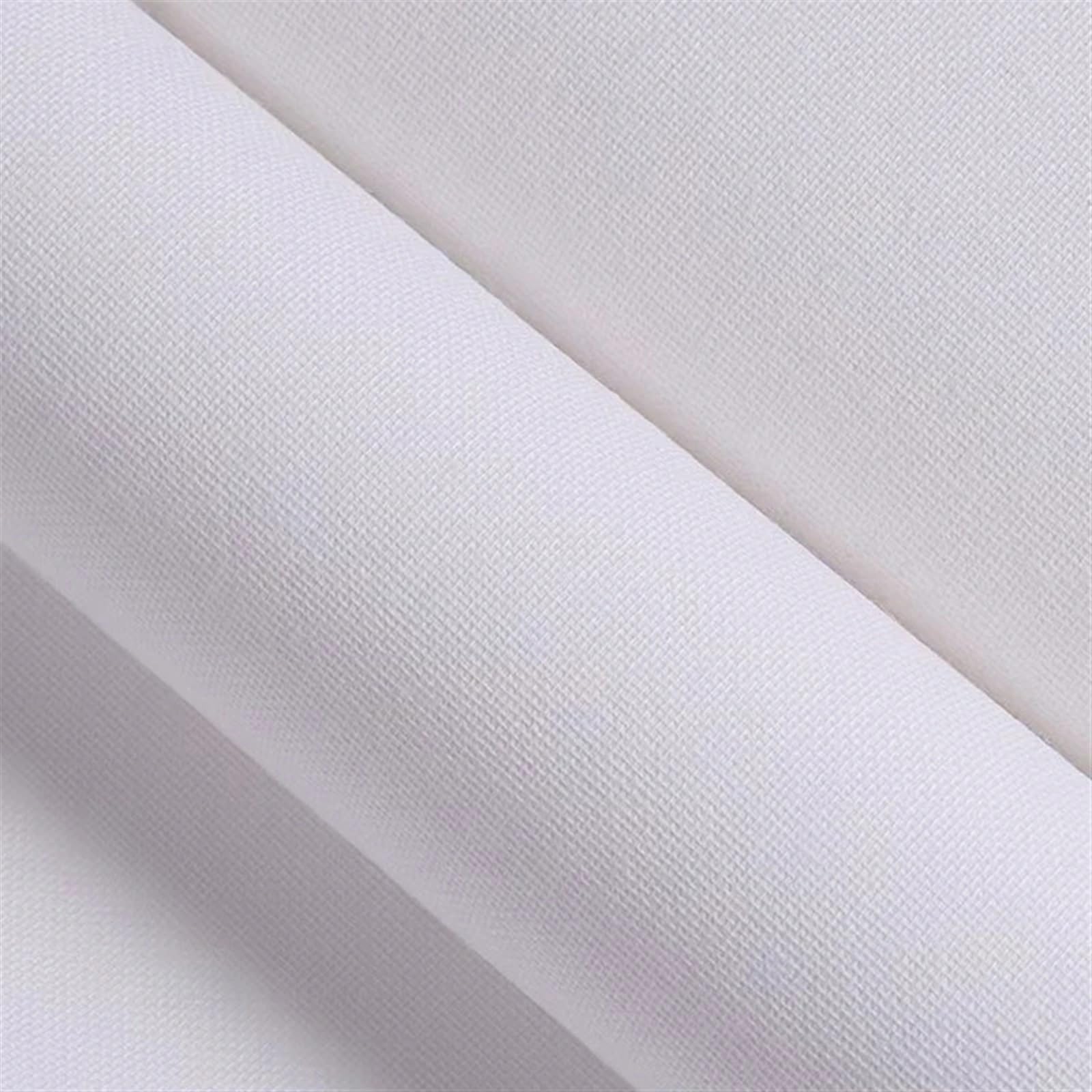 Tela per Dipingere Rotolo Rotolo di Tela Bianca da 5 m, Cotone da 280 g, Pittura Pratica for Principianti, Materiale Artistico Largo 27/37/47/57 cm (Color : 0.57x5m)