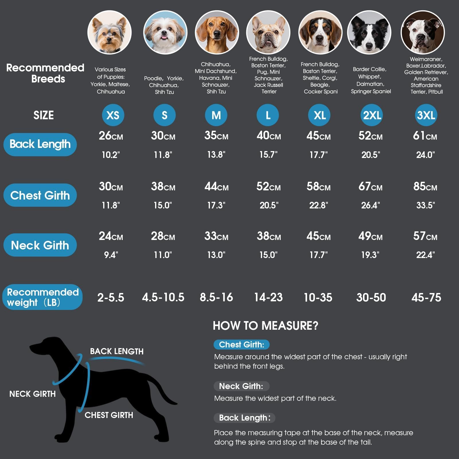 ASENKU Cappotto Cane Impermeabili Invernale, Cappottino Cane Calda Giacca per Cani Taglia Piccola Media Grande, Cappotto Gilet per Cani con Fodera in Lana Protegge Dal Freddo