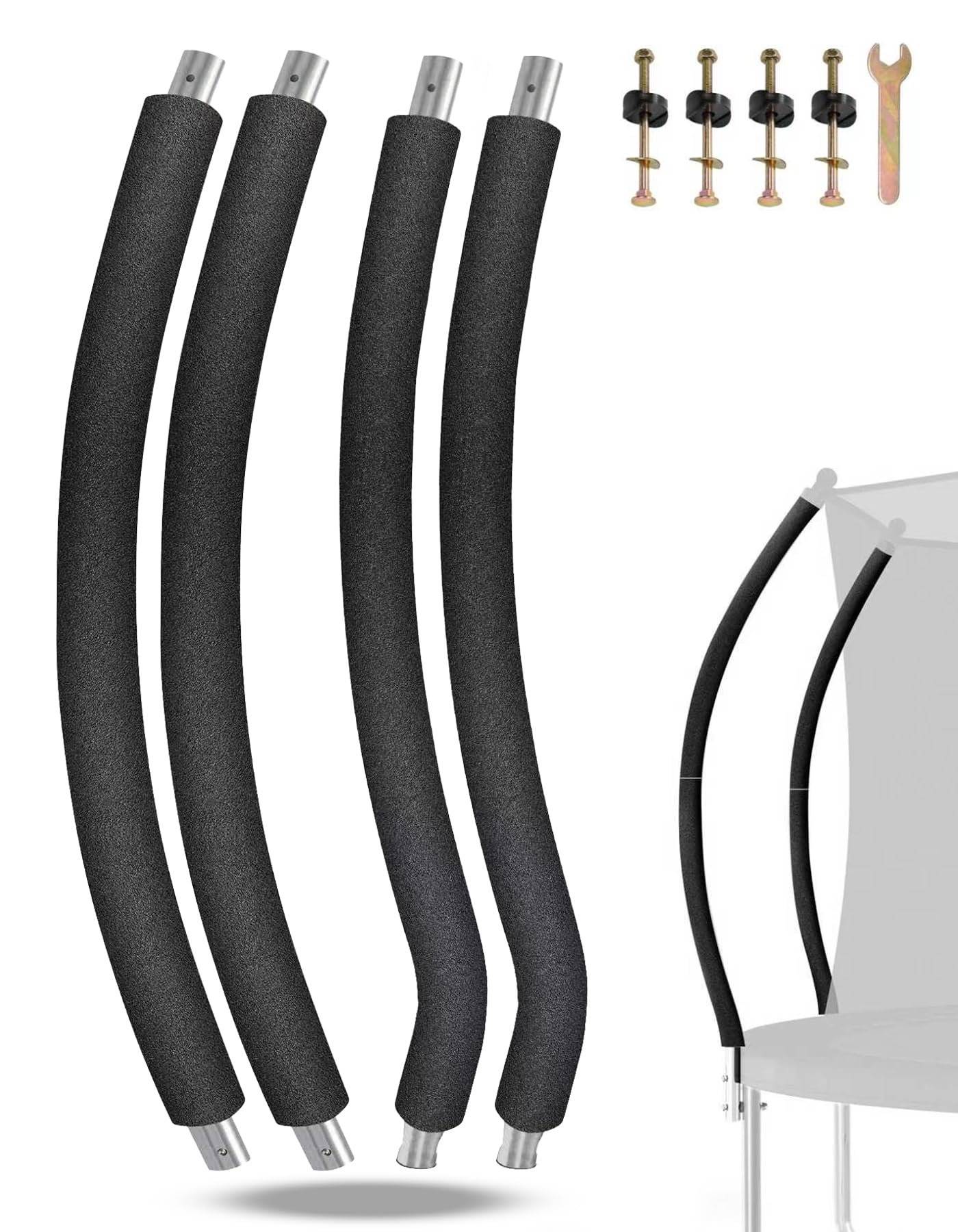 Trampoline Poles Replacement for Skywalker Or Jumpzylla Trampoline Net