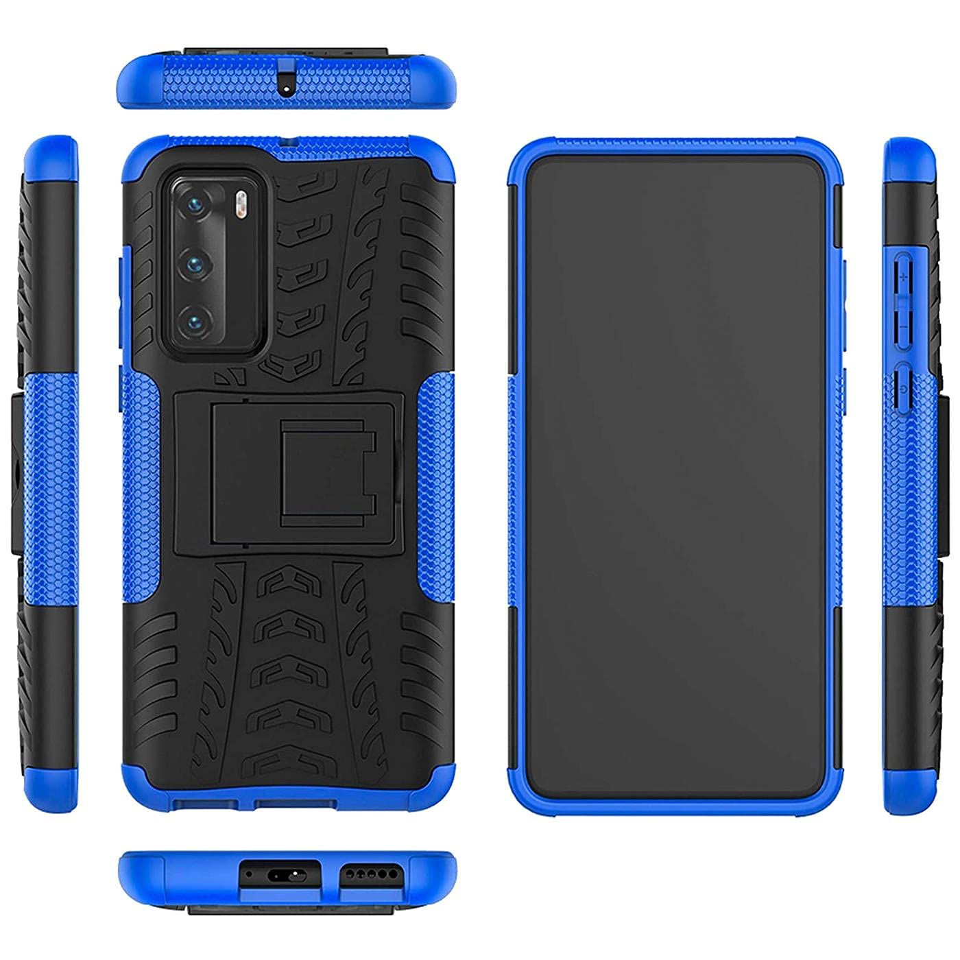 Verco custodia per Huawei P40 Lite, Case per Huawei P40 Lite Cover PU Pelle Portafoglio Protettiva, Verde