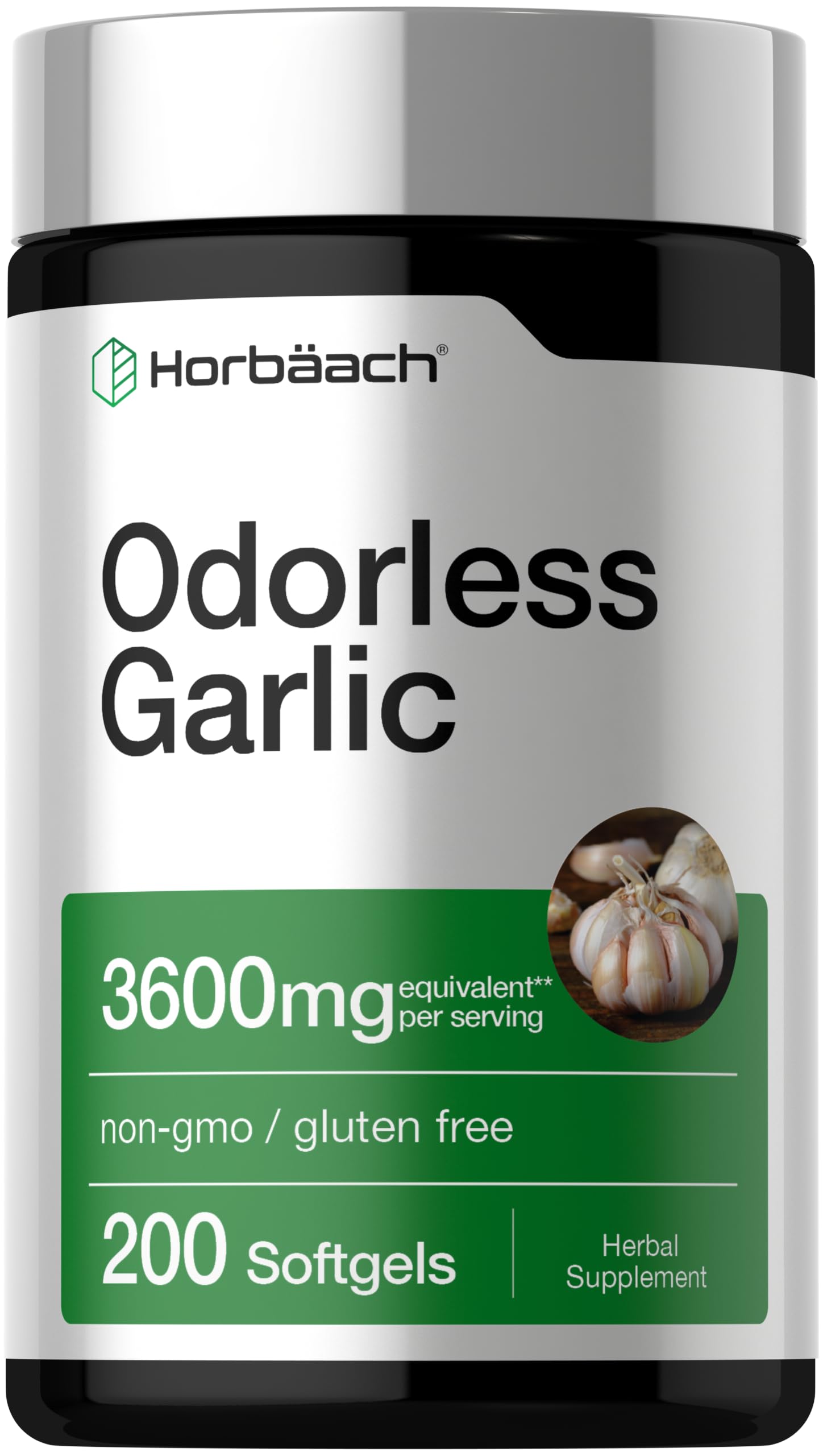 Odorless Garlic Softgel Supplement