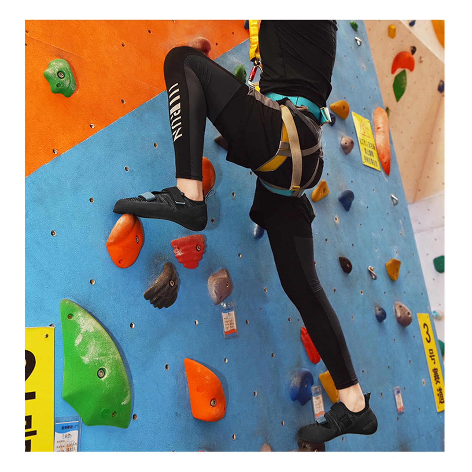 Chausson Escalade Honme,Chaussures D'EntraîNement d'escalade,Chaussons d'escalade Ados,Assure La Flexibilité Et Le Soutien,Respirabilité,pour La Salle De Sport Et l'escalade Sportive