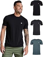 Vista 1 de INTO THE AM Mens T Shirt with Logo - Short Sleeve Crew Neck Soft Fitted Tees S - 4XL Fresh Classic Basic Tshirts