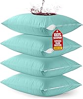 Vista 43 de Utopia Bedding Protector de almohada impermeable, con cremallera, paquete de 2, beige, estándar, funda de almohada a prueba de chinches, de 20 x 26