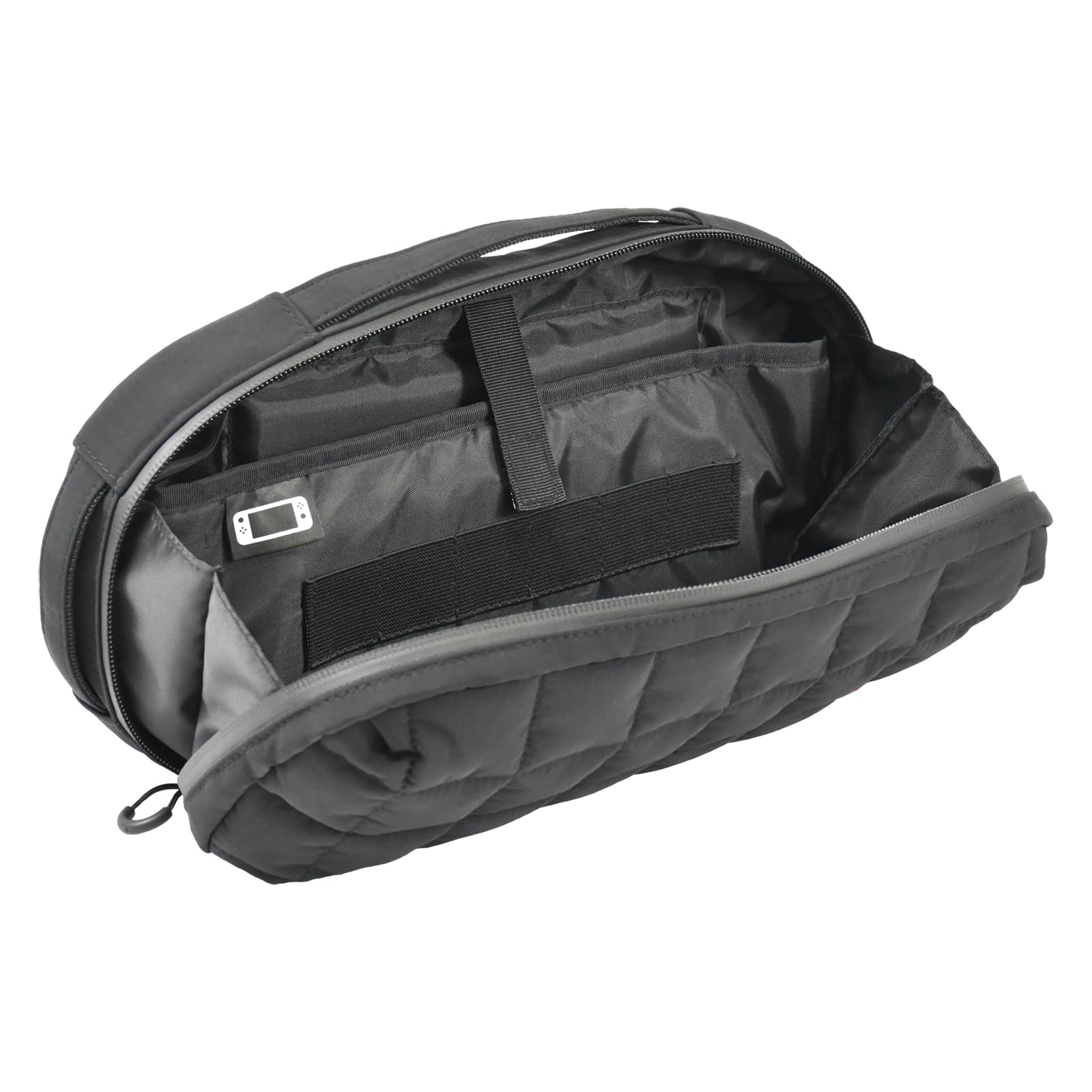 HORI Puff Pouch (Black) Carrying Pouch for Nintendo Switch 2 - Officially Licensed by Nintendo