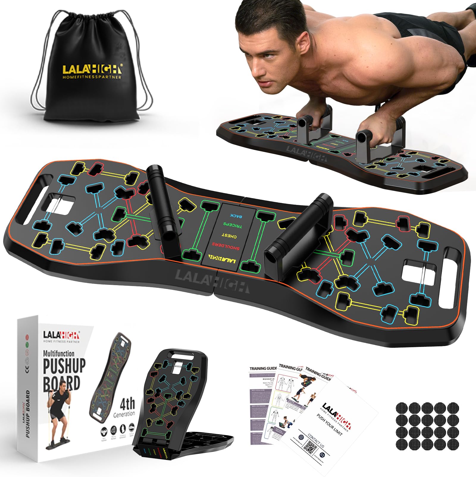 Amazon.com : LALAHIGH Push Up Board,36 in 1 Home Gym Equipment