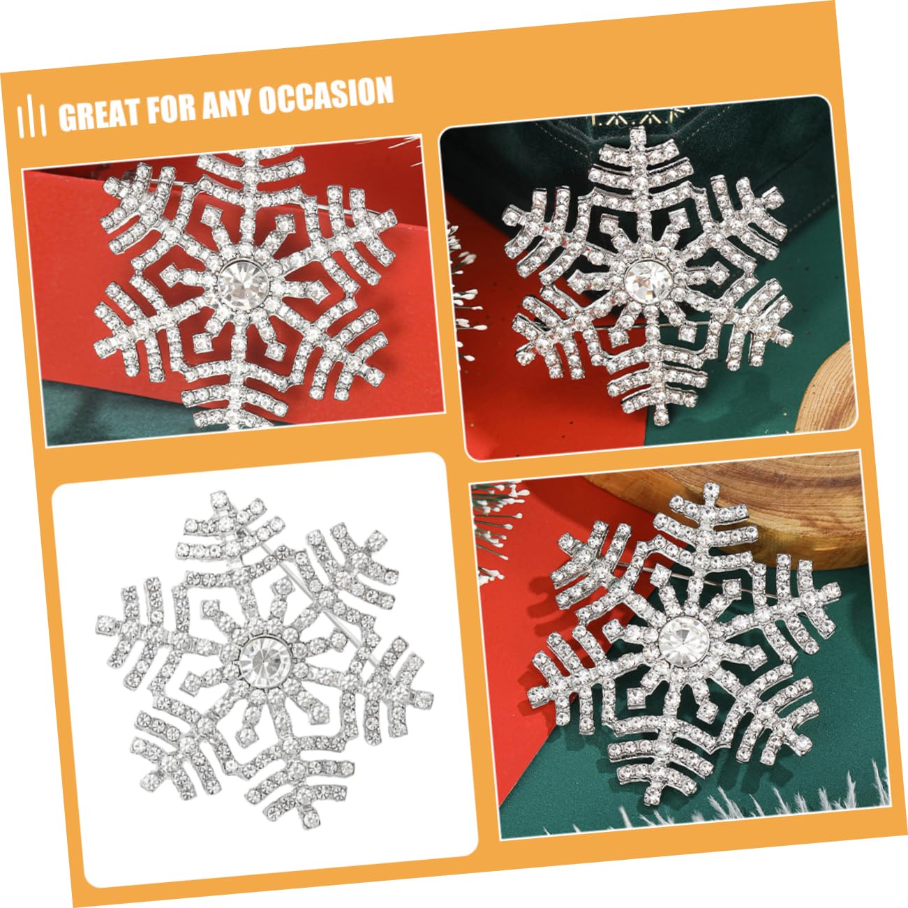 Jewellery Boutonniere Snowman Pins Schnee Weihnachten Emaille Lappel Kristall Brosche Schneeflockenabzeichen Rückenstift Strasssteine Jewellery