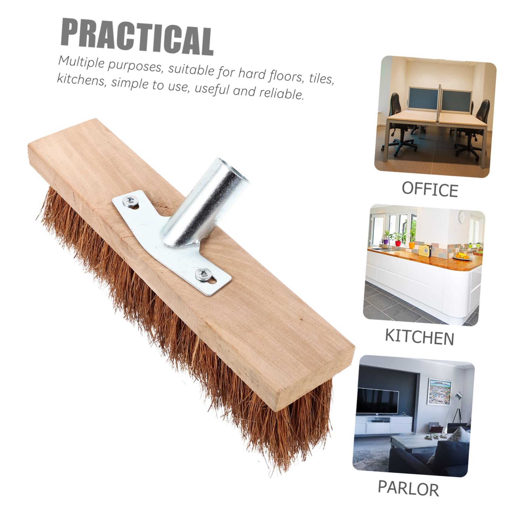Tête de Brosse à Poils pour Sols avec Manche, Pièce D'installation