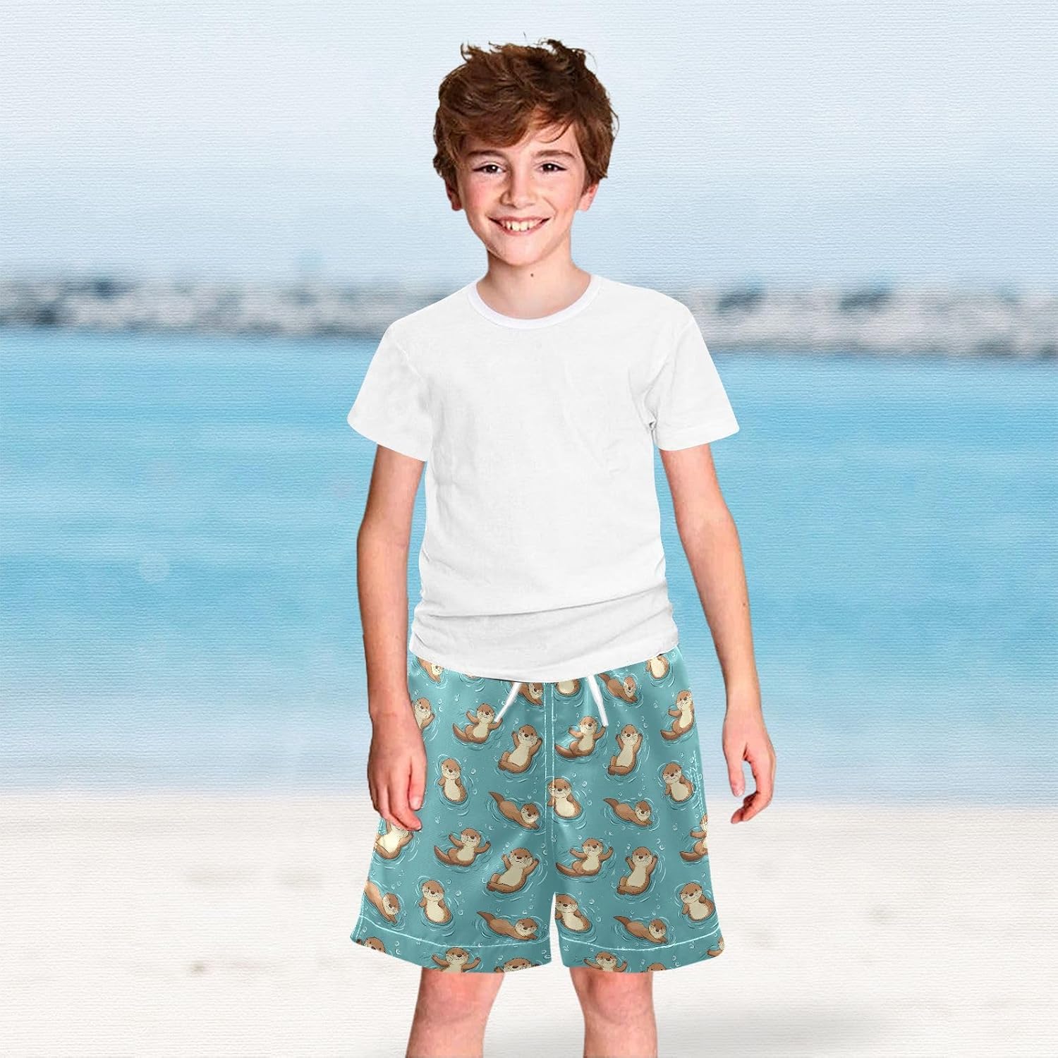 Boys Swim Trunks, 2-12 Years | Quick Dry, Board Shorts, with Mesh Lining, Toddler, Beach, Swimwear Shorts