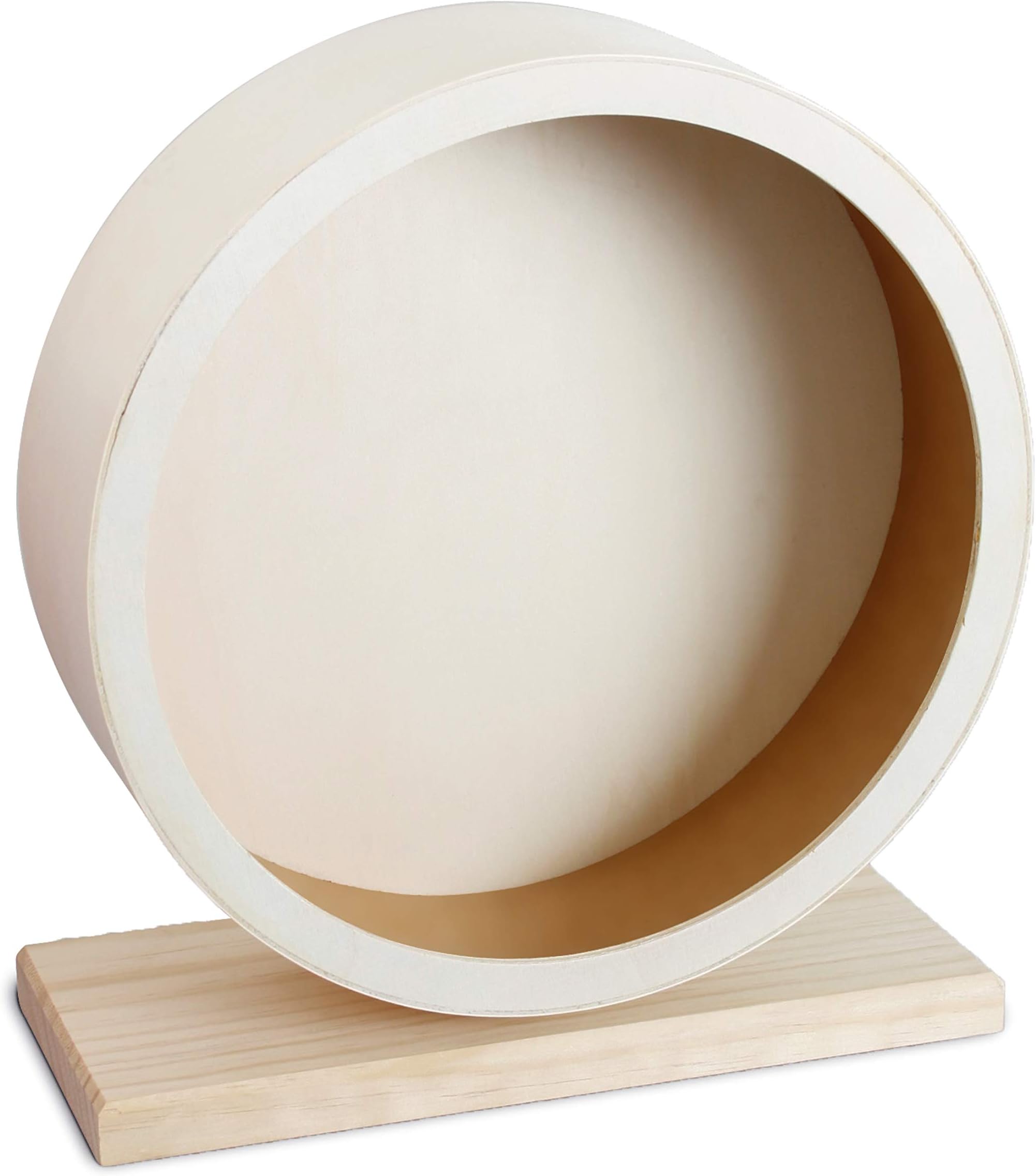 Hamsterrad Holz M - 19,2cm Laufrad Für Kleintiere Mit Kugellager