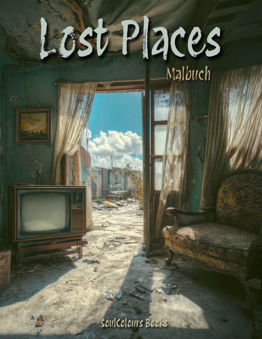 Lost Places Malbuch: Urbex-Motive zum Ausmalen für Erwachsene und Jugendliche