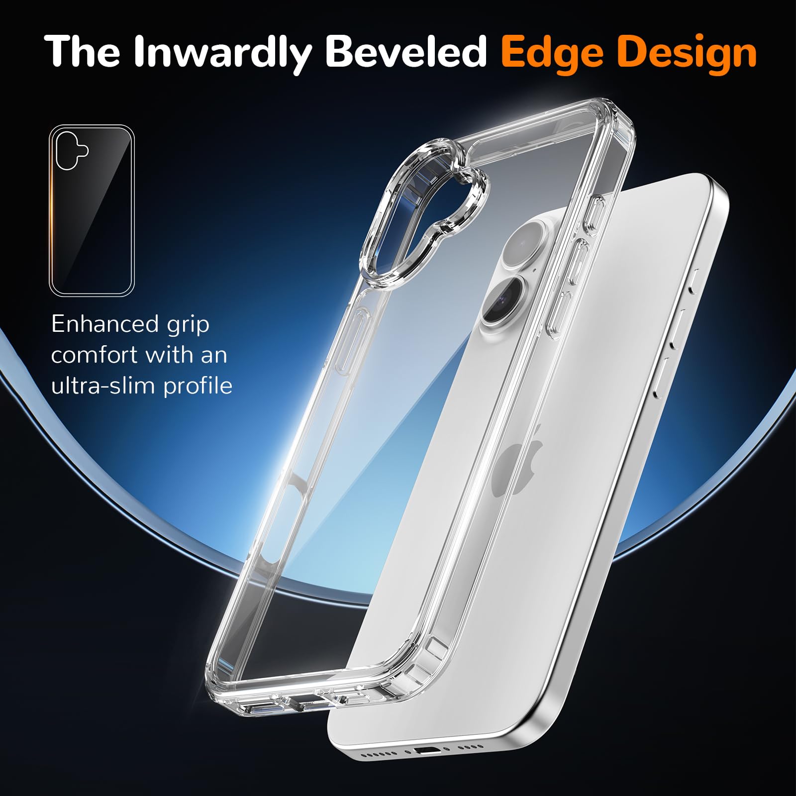 Clear Case for iPhone 15, Ultra Thin, Shockproof TPU Cover, Anti-Yellowing, Crystal Clear, Phone Case for Apple iPhone 15 - Clear — view 219