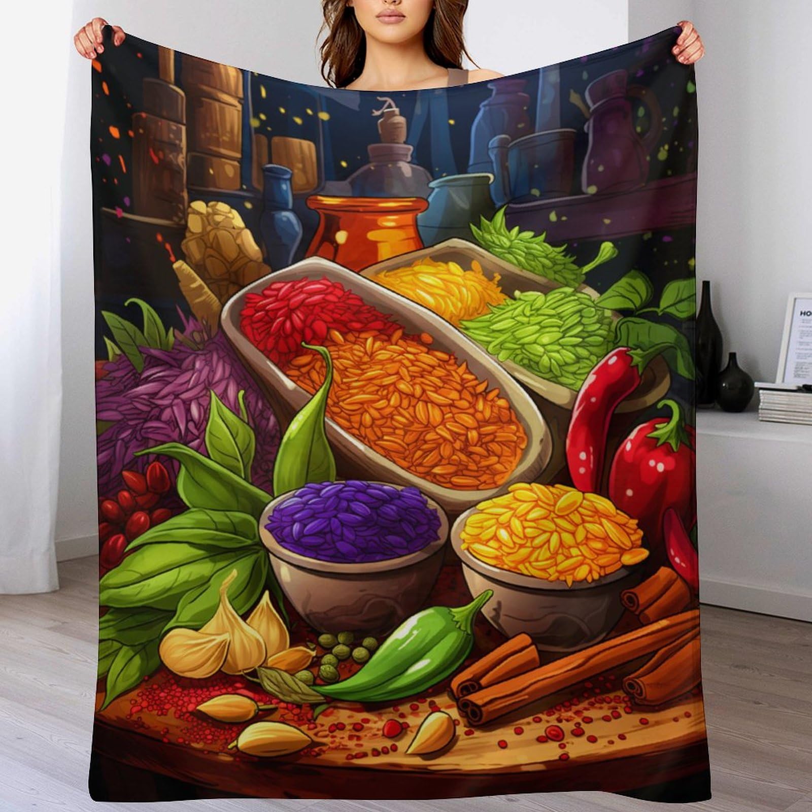 Couverture de canapé salon grand plaid chaud anti-froid flanelle 180x200