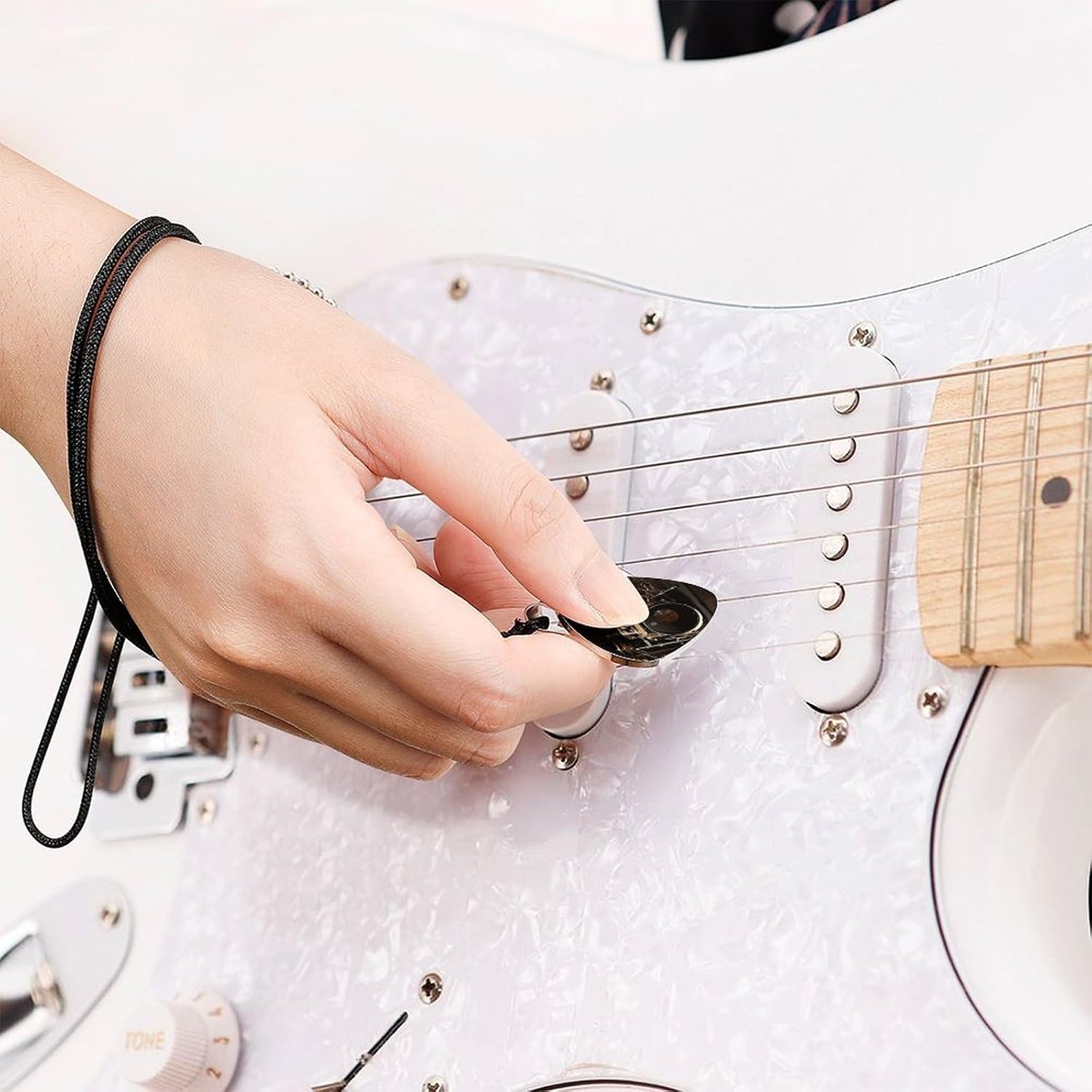 Drum Set Guitar Pick Holder Pendant Necklace image 5
