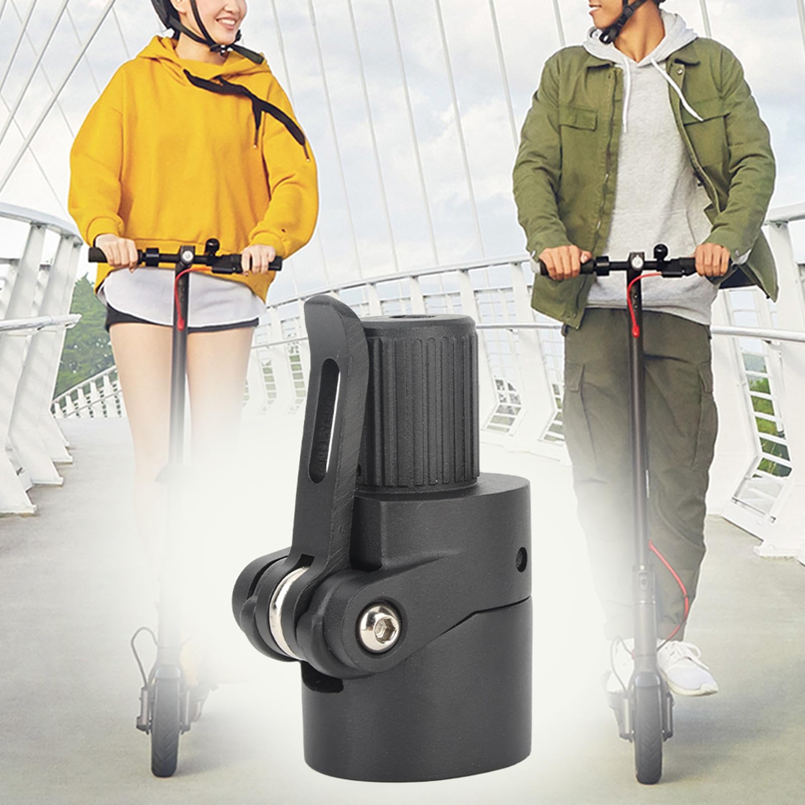 Base de Pivot Pliable pour Trottinette électrique M365, pièce de Rechange avec connecteur métallique renforcé pour Une réparation sécurisée du mécanisme de Pliage.