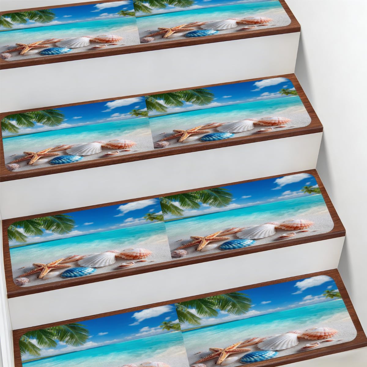 Alfombras para escaleras de playa que decoran y protegen tus pasos en el hogar