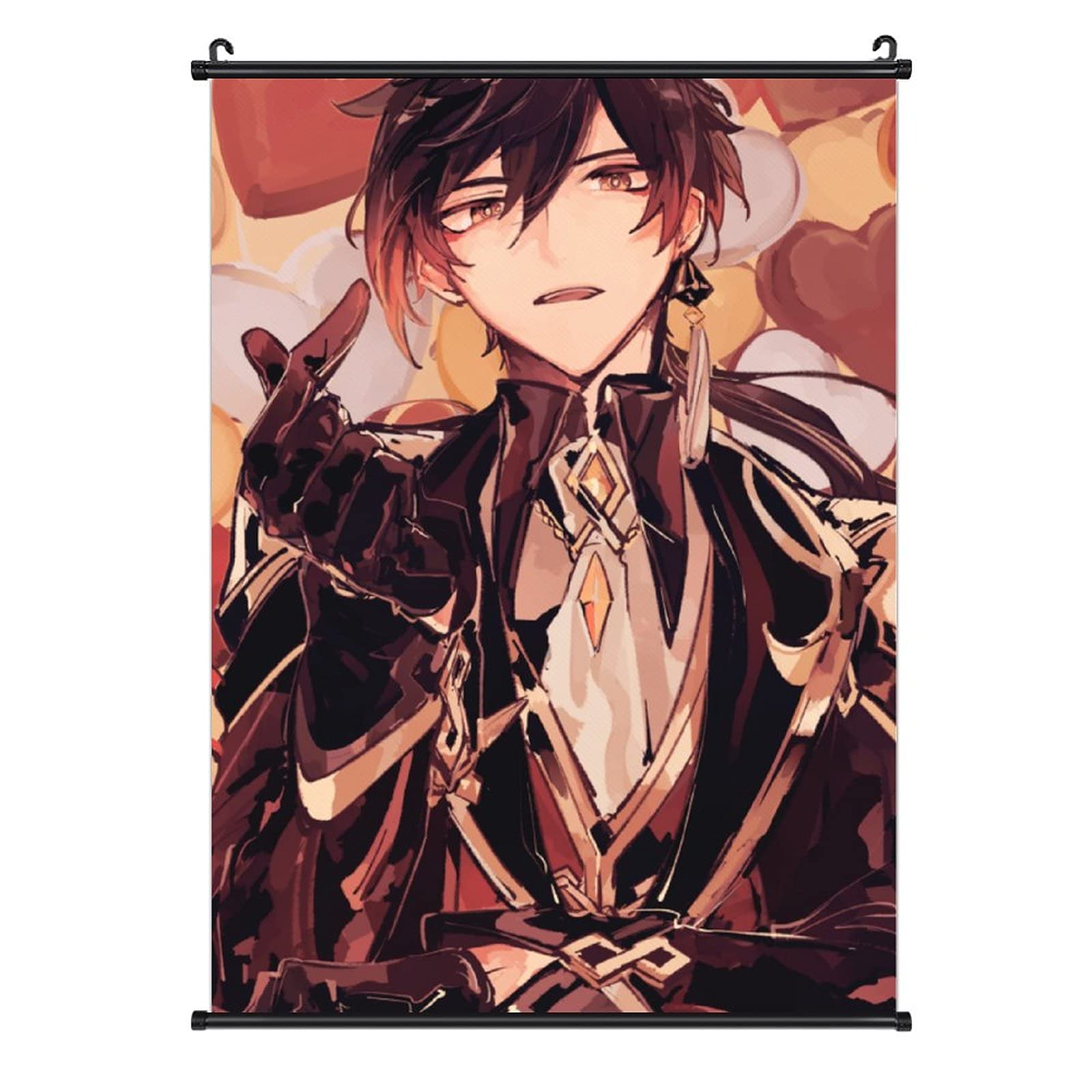 Buy Genshin Impact Game Anime Genshin Zhongli Scroll Painting Art
