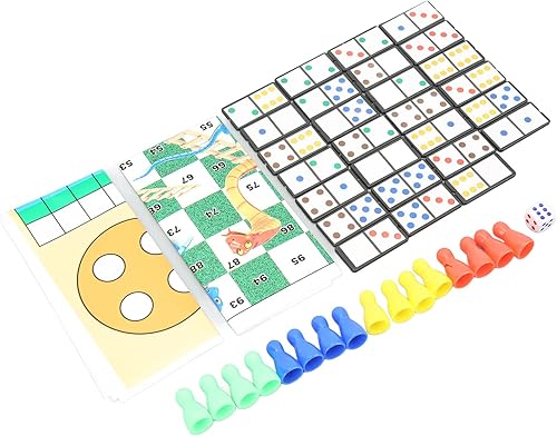 Miniatura 7 de SPYMINNPOO Juego de ajedrez volador 3 en 1 tapete de ajedrez volador juego interactivo de dados familiar con caja transparente para niños y adultos