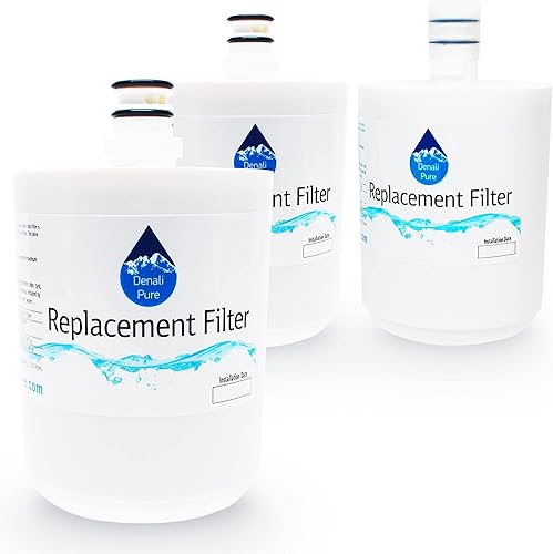 Paquete de 3 filtros de agua de repuesto para refrigerador LG LSC27925SW - Compatible con LG 5231JA2002A, LT500P cartucho de filtro de agua para