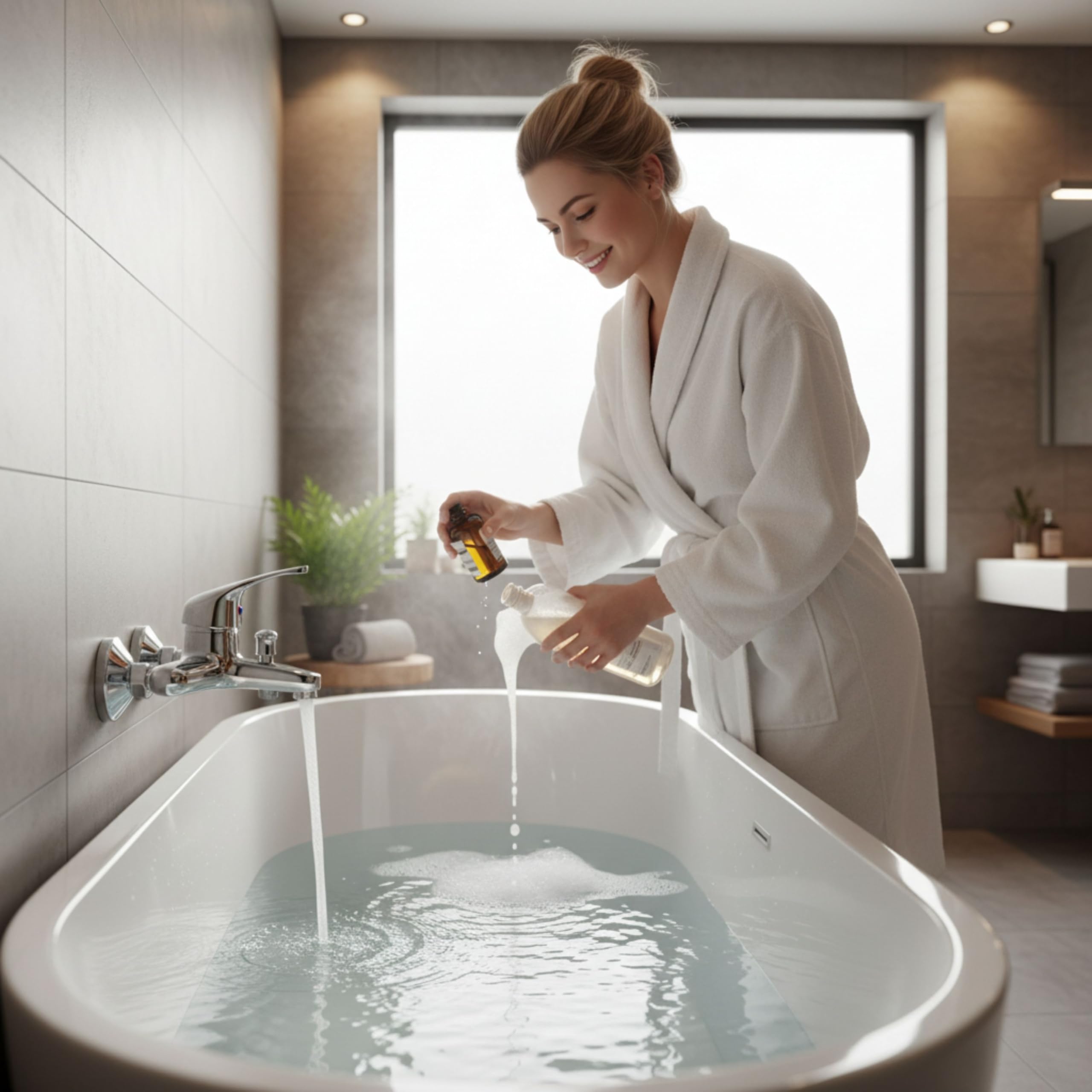 Yasta Miscelatore Vasca da Bagno Monocomando Esterno a Muro, Rubinetto con Deviatore per Doccia, Finitura Cromata Lucida, Design Moderno, Attacchi Standard Universali, Kit Montaggio Incluso