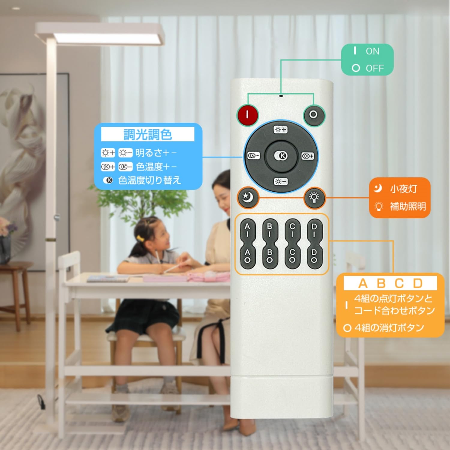 Amazon.co.jp : LEDフロアランプ 読書灯 フロアスタンド 360°自由調節