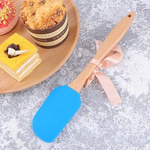 Miniatura 8 de Hemoton Raspador de masa, 1 unidad, espátula de silicona de Navidad, espátula de mezcla, espátula de mantequilla, espátula de crema para vacaciones,