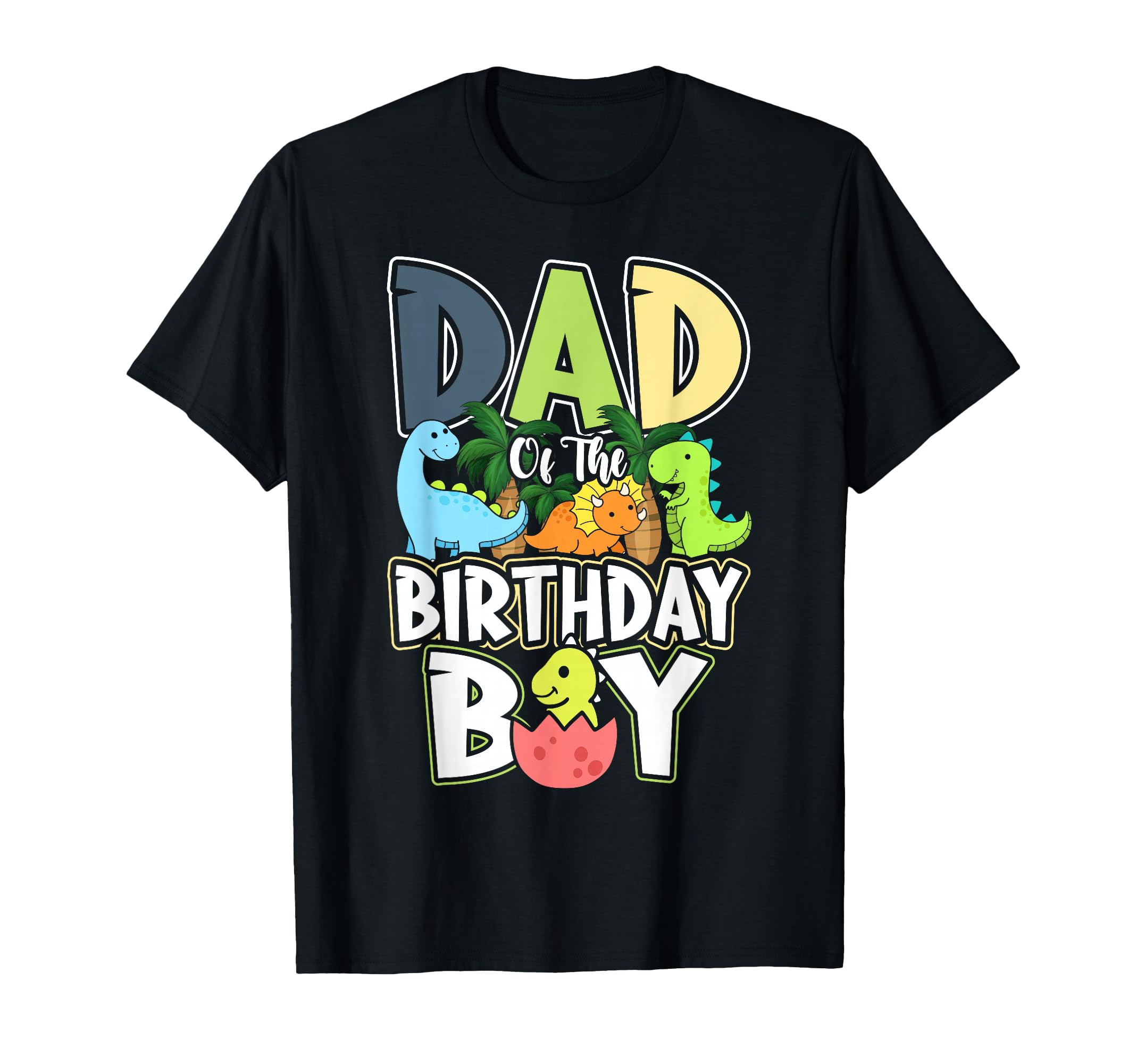 Dinosaurs Theme Birthday Dad Of The Birthday Boy Dinosaur T-Shirt
